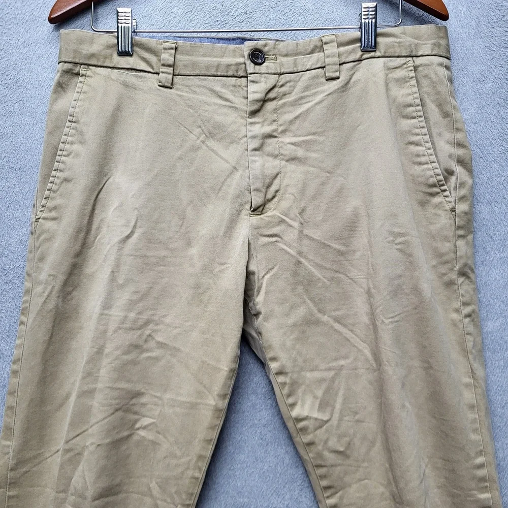 Banana Republic Men‎ Pants 33X30 Khaki Chino Twill Fulton Skinny Button 29
